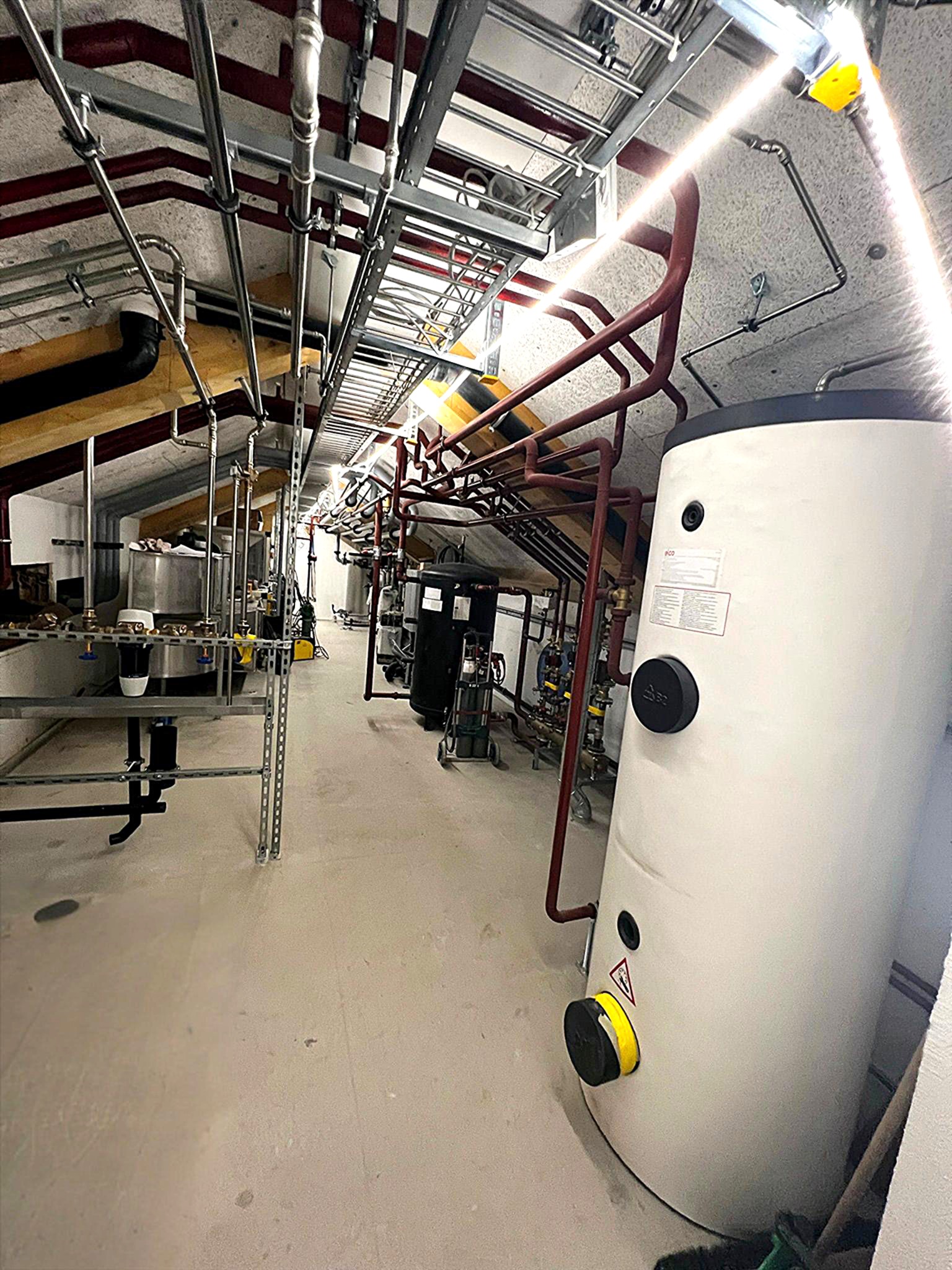 Réseaux de chauffage et pompe à chaleur installés par ENBAK Sàrl