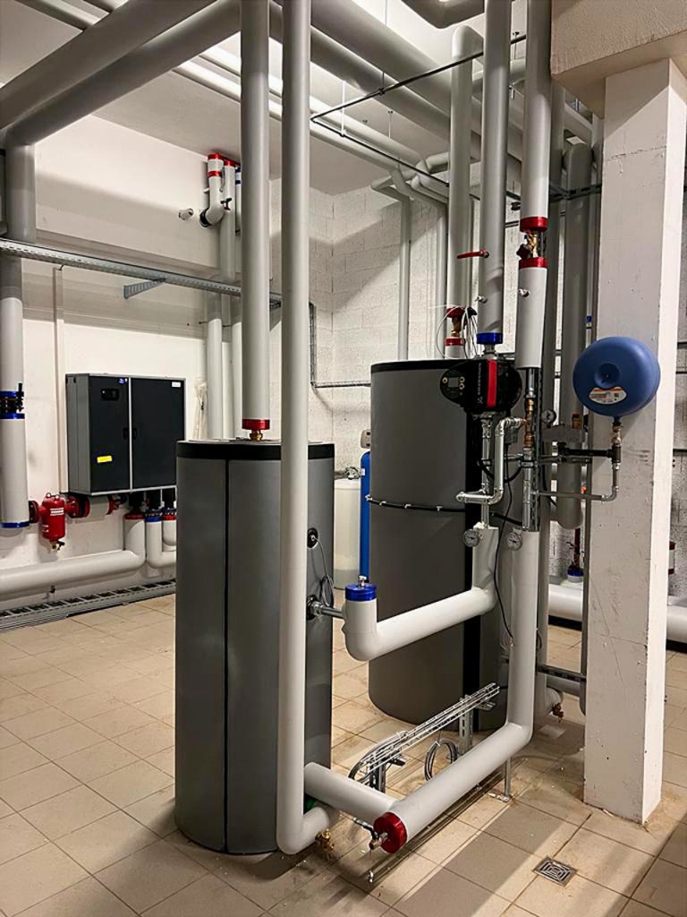 Réseaux de chauffage et équipements installés par ENBAK Sàrl