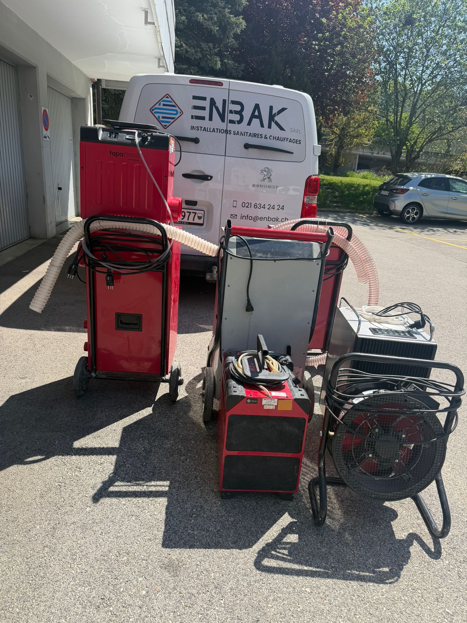 Assèchement suite à une fuite